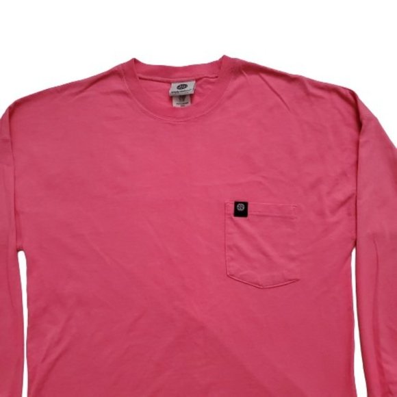 Simply Southern Women's Preppy & Classy Long Sleeve Pullover Tee Pink Size Small - Picture 7 of 13
